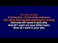 LCD Soundsystem - All I Want - Karaoke Instrumental Lyrics - ObsKure