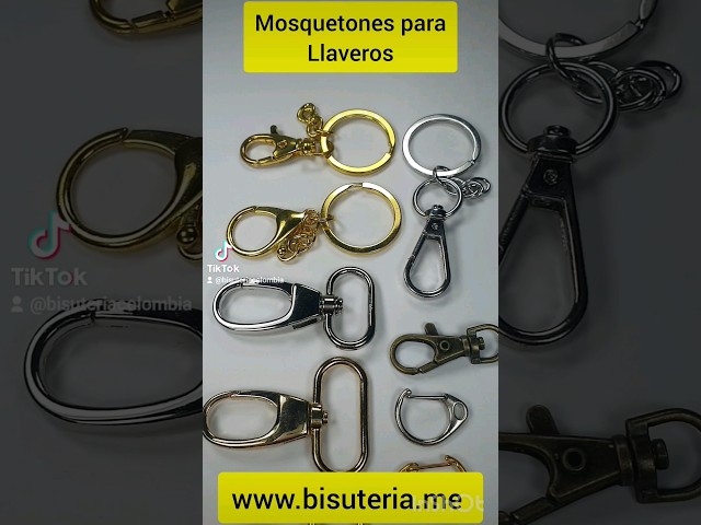 Vídeo relacionado con DKBT Anillas para Llaveros 80pcs Mosquetones pequeños, Argollas Desmontables, Clave Giratoria Cierres, Arandelas, Diy (Plateado)