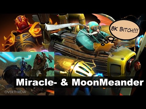 Miracle- & MoonMeander Overthrow Dota 2