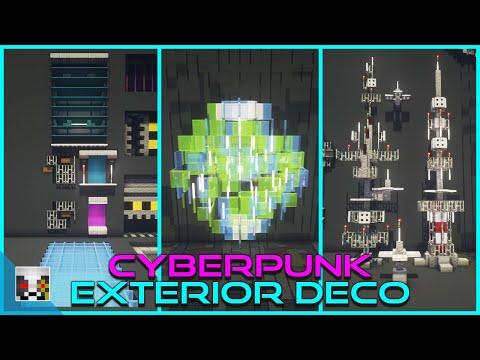 10+ Cyberpunk Exterior Build Ideas - Minecraft 1.17+