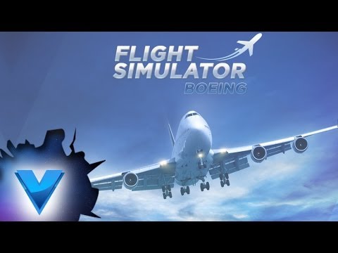 Flight Simulator Boeing 3D fly Video