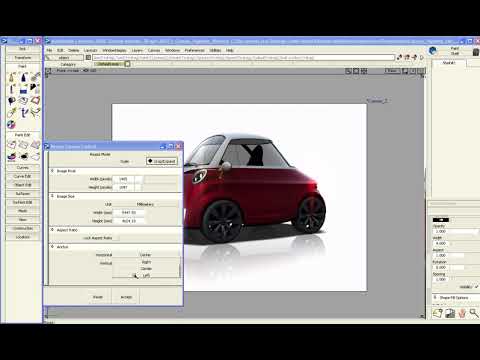 Alias Studio 2008 - Feature Specific Data Sketch AS08 Sketch Resize Canvas