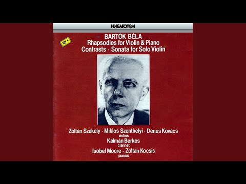 Contrasts for Violin, Clarinet and Piano, Sz.111: III. Fast Dance