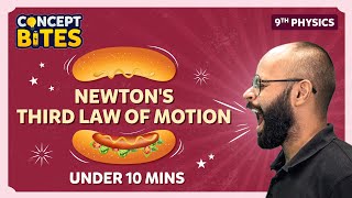 Newton's Third Law of Motion under 10 minutes | Force and Laws of Motion | Grade 9 BYJUS