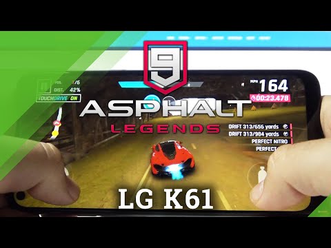 The Gameplay of Asphalt 9 on LG K61 - Mobile Gaming Test