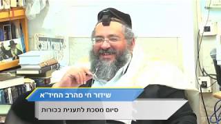 שיעורו היומי בגמרא ובהלכה של הרב חיים יוסף דוד אברג'ל  שליט"א.