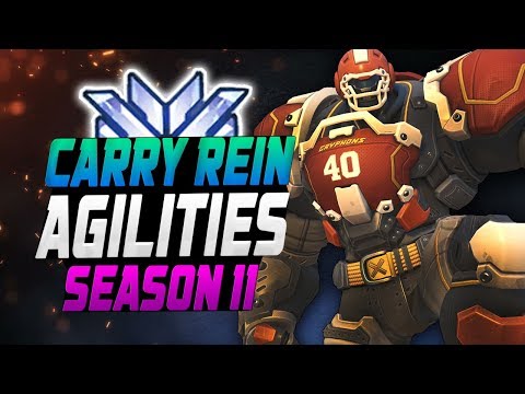 AGILITIES - Unstoppable Rein! 39 ELIMS! 13K DMG! [ OVERWATCH SEASON 11 TOP 500 ]