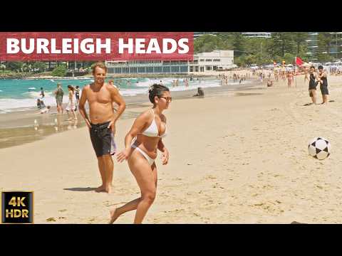 [4k HDR] Walking Burleigh Heads on a Sunny Sunday 🏝️ Gold Coast, Australia 2026