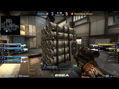 CS:GO POV FURIA KSCERATO (27/12) vs Bad News Bears | de_cache @ESEA MDL S30 NA - Finals