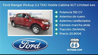 Ford Ranger Pickup 2.2 TDCi Doble Cabina XLT Limited 4x4 | Coches segunda mano en Madrid | Ruta 66