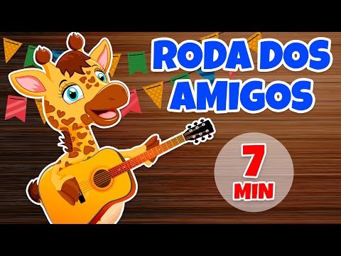 Roda dos Amigos - Giramille 7 min | Desenho Animado Musical
