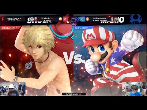 Flynn's Arcade 046 Winners Finals - IE | elijmin (Shulk) Vs. FG | Dominator (Mario) SSBU ULTIMATE