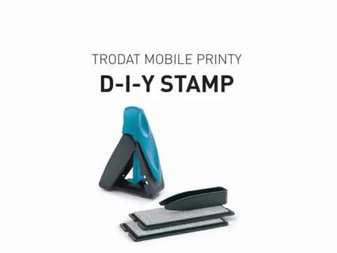 Trodat Mobile Printy - D-I-Y stamp