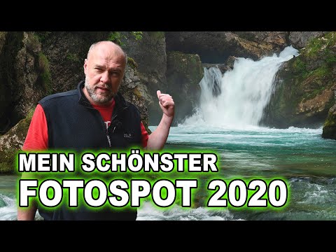 LANDSCHAFTSFOTOGRAFIE mit LANGZEITBELICHTUNG am traumhaften WASSERFALL in den BERGEN