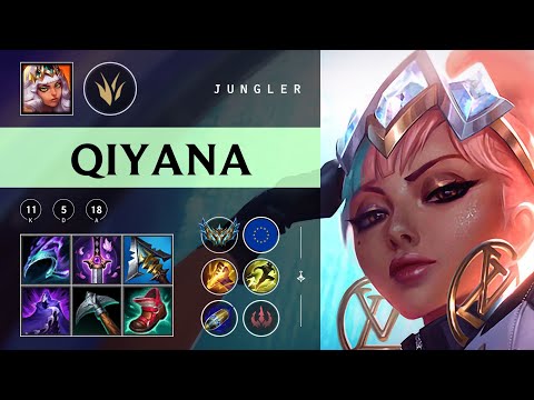 Qiyana Jungle vs Cho'Gath - EUW Challenger Patch 25.24
