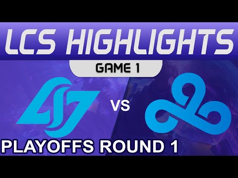 CLG vs C9 Highlights Game 1 Playoffs Round 1 LCS Summer 2022 Conter Logic Gaming vs Cloud9 by Onivia