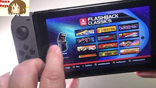 Atari Classics on Nintendo Switch - HAPPY NEW YEAR! ARCADE TEMPEST in UPRIGHT SCREEN!!!