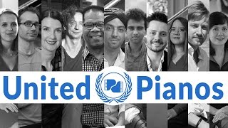 UNITED PIANOS | World's first 22 hands piano piece video