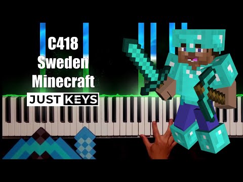 C418 - Sweden, but played with a pick-axe and sword (Minecraft Piano)
