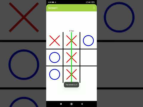 Multi Player Tic Tac Toe Game using Firebase Realtime Database Android Full  Applications 