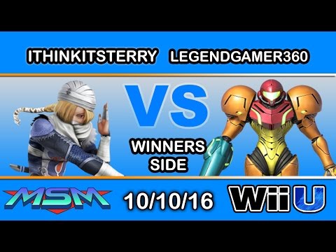 MSM 69 - ITHINKITSTERRY (Sheik) Vs. legendgamer360 (Samus) Winners Side - Smash Wii U