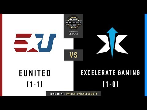 eUnited vs Excelerate Gaming | CWL Pro League 2019 | Division B | Week 3 | Day 3