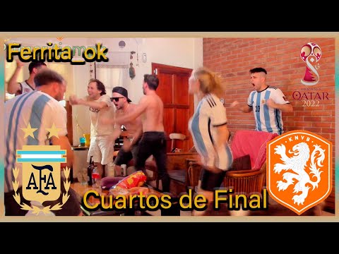 Argentina 2 (4) vs 2 (3) Netherlands | Friends' Reactions | World Cup Quarterfinals 2022