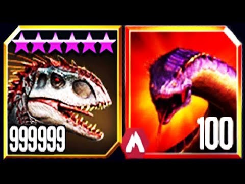 LEVEL 999999 INDOMINUS REX vs LEVEL 100 OUROBOROS 66 BOSS (JURASSIC WORLD)