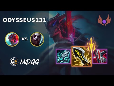 MID.GG: [ Odysseus131 ] Yone MID vs Ekko | EUW MASTER | LOL Season 2025