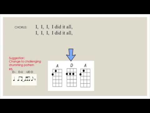 I Lived (One Republic) Ukulele Play Along with Chord Guide