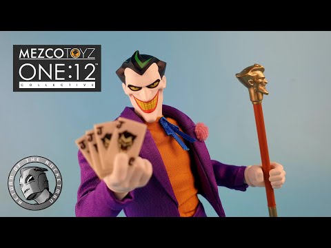MEZCO ONE:12 JOKER BATMAN THE ANIMATED SERIES ACTION FIGURE REVIEW 