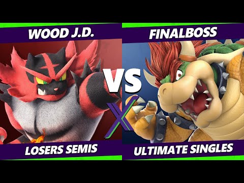 S@X 425 Losers Semis - Wood J.D. (Incineroar) Vs. FinaLBoss (Bowser) SSBU Smash Ultimate