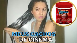 TESTEI O CREME DE PENTEAR MEUS CACHOS DE CINEMA DA NOVEX