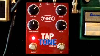 Video thumbnail for T-Rex Tap Tone Delay Demo by TheResonating