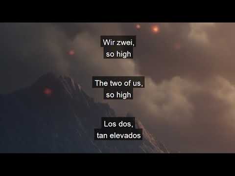 Clueso ft Elif - Mond ♫ German - English - Spanish Lyrics