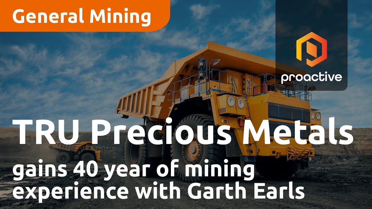 TRU Precious Metals gains 40 year of mining experience with the addition of Professor Garth Earls