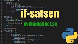 if-satser i Python