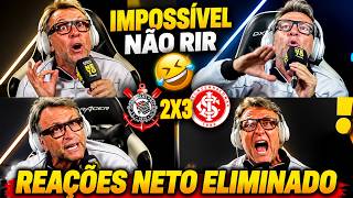 IMPOSSIVEL NÃO RIR! REAÇÕES CRAQUE NETO REVOLTADO COM ELIMINAÇÃO DO CORINTHIANS NA COPA DO BRASIL