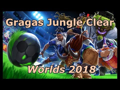 Gragas Jungle Full Clear Timed (WORLDS Patch)