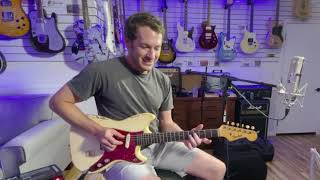 Video thumbnail for Playing John Lennon's 1963 Fender Duo-Sonic. by Michael Palmisano