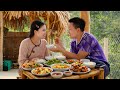A meal filled with happiness – Ly Thi Di cooked and waited for Zin after work.