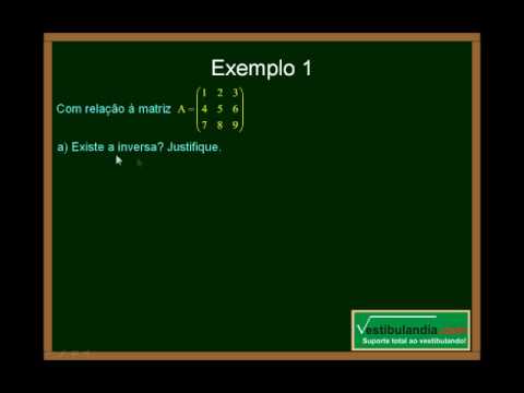 Matemática - Matriz Inversa (Quarta Parte)