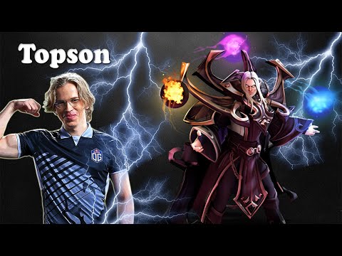 Topson - Invoker Midlane | Dota 2 7.28c Gameplay