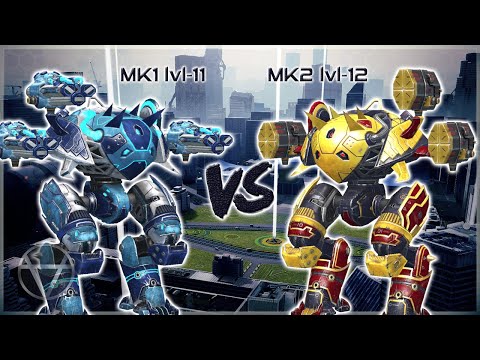 [WR] 🔥 Cryo (mk1-11) VS Orkan (mk2-12) - Comparison | War Robots