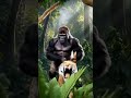 Tiger Roars and Flees After Confronting the King of the Jungle – The Mighty King Kong #kingkong