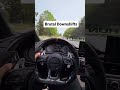 Audi RS4 Down And Up Shifts Just Listen To The Sound It Makes Car 2023 Auto Video Audi S4