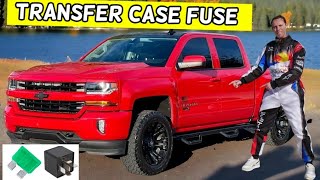 CHEVROLET SILVERADO TRANSFER CASE FUSE LOCATION REPLACEMENT 2014 2015 2016 2017 2018 2019
