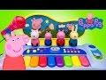 Peppa Pig Keyboard Piano with Microphone with Peppa's Friends Organo con Micrófono de Peppa Pig