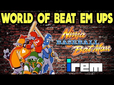 Ninja Baseball Bat Man Review for Arcade ~ World of Beat 'Em Ups