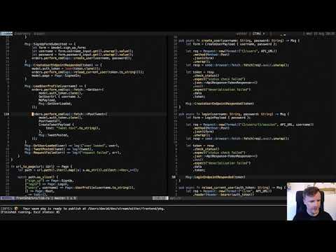 Educational Rust live coding - Building a web app - Part 8